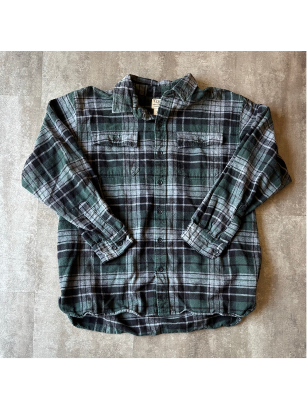 L.L Bean Heavyweight Flannel Shirt Mens XL Traditional Fit